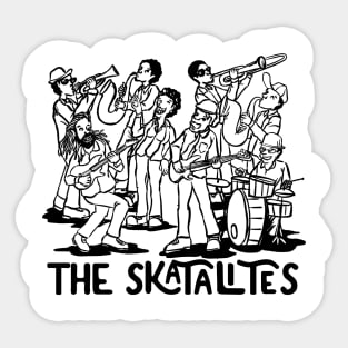 The Skatalites hand draw tshirt design Sticker